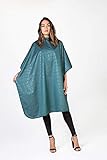 Betty Dain Alligator Hide Bleach-proof Multi Purpose Coloring/Styling Cape, Jade