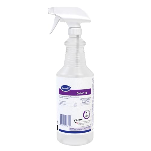 Image of Oxivir Diversey Tb Disinfectant Cleaner, 32 oz, 12 Pack | TB Efficacy, Fast Contact Time, Surface Disinfection, Ready To Use, No Added Fragrance