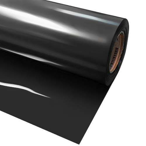 VVIVID+ Black Premium Line Heat Transfer Garment Vinyl Film for Cricut, Silhouette & Cameo (12
