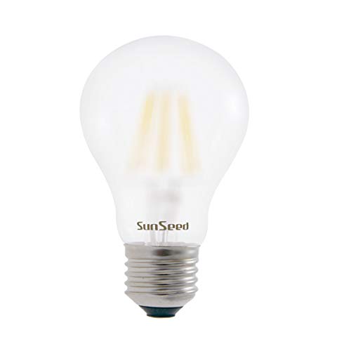 SUNSEED 10 X E27 9W (Equivalent to 83W) Filament LED Frosted GLS Light Bulb A60 Neutral White 4000K, Pack of 10 - Neutral White 4000k - Image 3