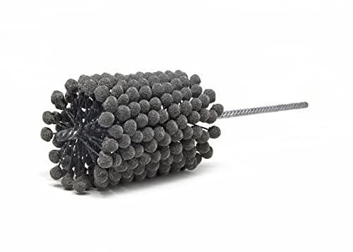 Image of Brush Research GBD31260Z25 FLEX-HONE, 3-1 /2 inch (89mm) Diameter, 60 Grit, Zirconia Alumina #1525, for Low Carbon to Medium Carbon Steels, Stainless Steel and Cast Iron
