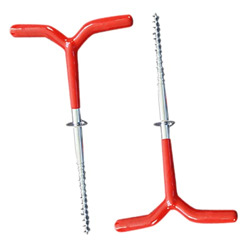 ifundom 2Pcs Portable Spiral Tent Pegs Durable Camping Stakes for Outdoor Use for Fishing Beach Tents and Sturdy Ice and Hard Soil Anchors