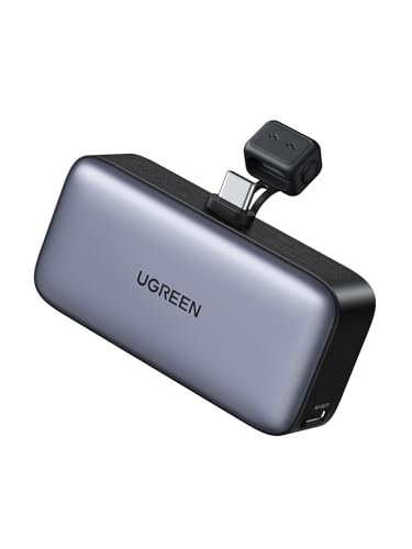 Amazon | UGREEN USB-Cコネクター内蔵 モバイルバッテリー 5000mAh