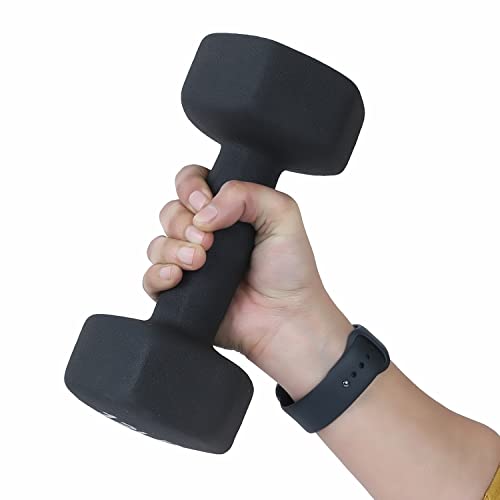 Image of KAKSS Neoprene Workout Fixed Weight Dumbbell(Proudly Made In India) (12-Pound, Set Of 2pc)