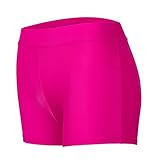 Cheer Dance Biker Spandex Shorts for Girls Booty Under Dress Gym Yoga Pink Size 7-8 Years
