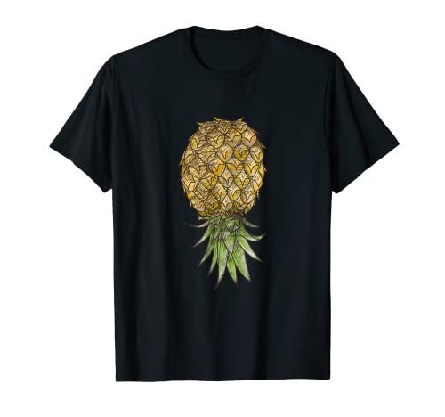 Homme Balançoire à l'envers en forme d'ananas pour garçons et filles T-Shirt