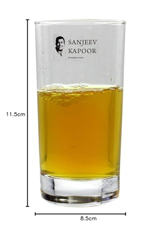 Image of Sanjeev Kapoor Mexico Beer Tumbler, 350 ml, Set of 6, Transparent, Standard (SKB1745M-1)
