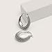 LeCalla 925 Sterling Silver Caviar Hoop Earrings Medium Oval Antique Oxidized Lightweight Click-Top Beaded Hoops for Women - 27MM