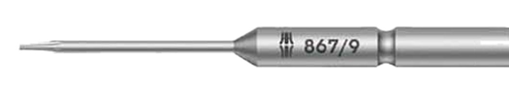 Embout 867/9 C 2 IP x 44 mm pour éliminer l'usure des vis micromécaniques