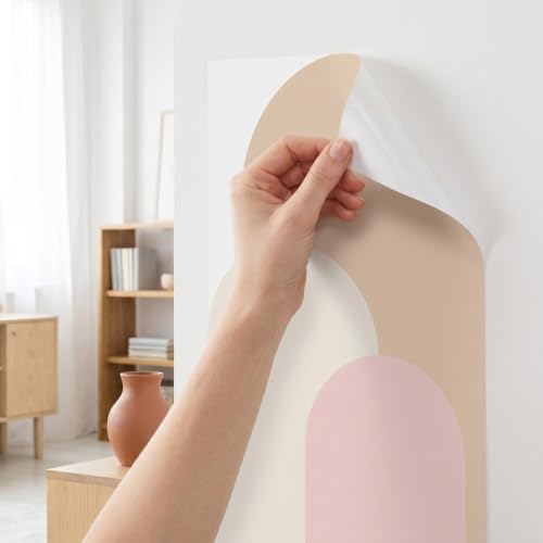 Art papier peint peler et coller arc sticker mural géométrique boho