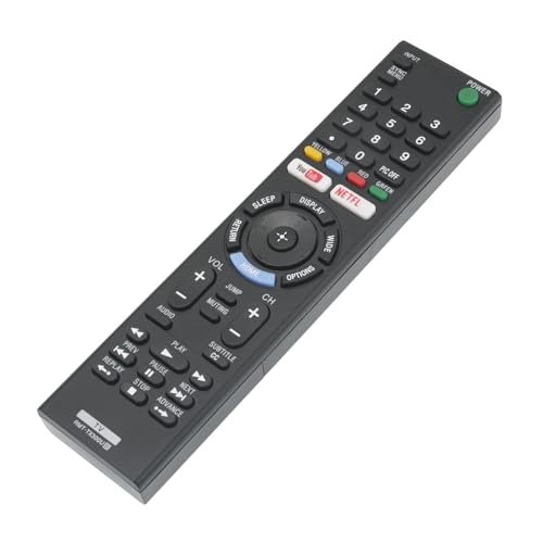 Image of New RMT-TX300U IR Replace Remote Control fit for Sony Bravia TV KD-43X7007E KD-43X700E KD-43X720E KD-49X7007E KD-49X700E KD-49X720E KD-50X690E KD-55X7007E w You Tube YouTube Netflix Shortcut App Key