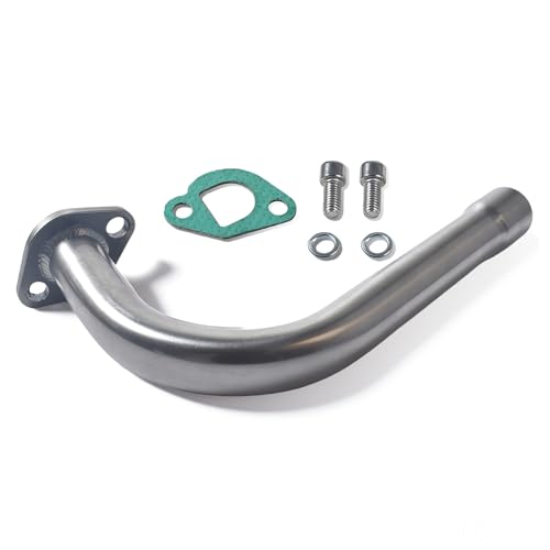 212 Exhaust Pipe With Female Threaded For Predator 212cc 196cc,