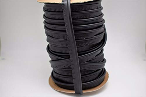 10 Yards Black Welt Cord Vinyl Piping Marine Outdoor Upholstery Uv Edge Trim Fabric #TOP5