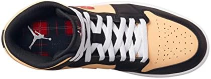 Nike Tênis masculino Air Jordan 1 Mid SE, Preto/, gergelim, 9.5