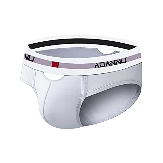 BIBOKAOKE Mäns trosor tanga mode bokstäver tryckta kalsonger: Sexiga låga trosor kalsonger stretchtyg slimmade passform trosor mjuka bekväma underkläder stringtrosor självandningsbara underkläder, Vit 27, M