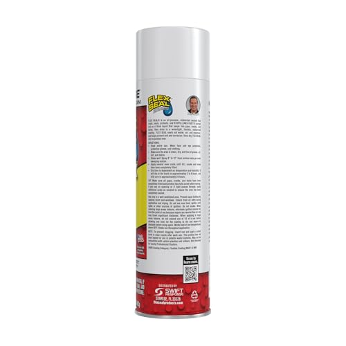 Image of Flex Seal MAX, 17 oz, 1-Pack, White, Stop Leaks Instantly, Waterproof Rubber Spray On Sealant Coating, Perfect for Gutters, Wood, RV, Campers, Roof Repair, Skylights, Windows, and More