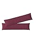 EXKLUSIV HEIMTEXTIL, Federa per cuscino in tessuto termico, confezione doppia con chiusura lampo, 40 x 145 cm, jersey di alta qualità, Cotone, bordeaux, 40 x 145 cm