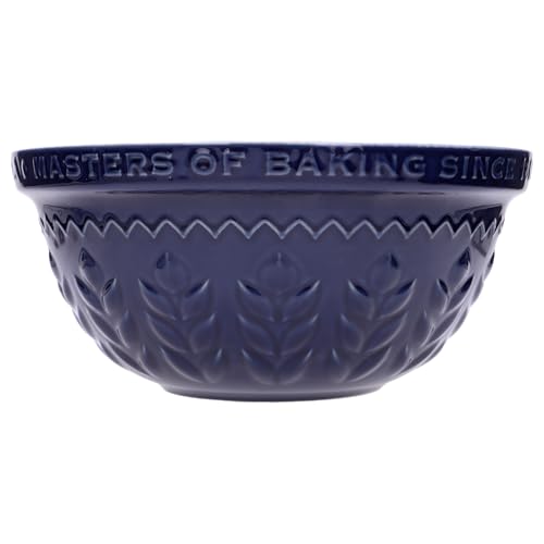 Tala Originals - Cuenco tradicional de gres, color índigo y marfil, capacidad de 5,5 litros