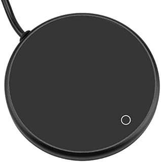 Goshyda Coffee Mug Warmer,Electronic Cup Beverage Warmer Auto Shut Off Cup Warmer Pad for Office Home Desk Use(black, British regulatory)