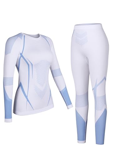 ATTRACO Thermal Underwear Set for Women Ski Base Layer for Cold Weather Thermal Long John