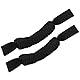 Bediffer Haltegriffe Vordere Kopfst¨¹tze , 29 , 6 cm Haltegriffe Kopfst¨¹tze , ¨¹berrollb¨¹gel , rutschfeste Paracord Griffe , Universell Auto , SUV , ATV , UTV , Wohnmobil(Schwarz)