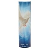 The Saints Collection Holy Spirit Flickering Lifelike LED Prayer Candle with Timer, Religious Home Decor, Gift Ideas for Friends and Family