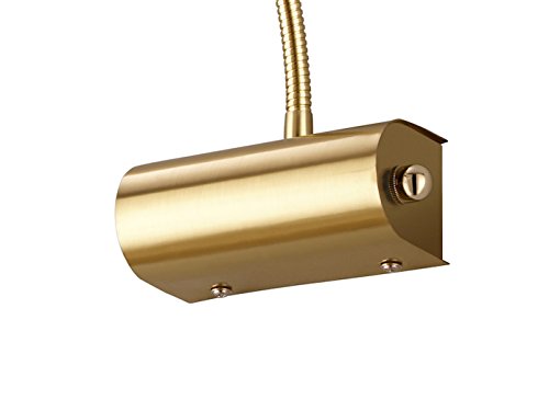Lampe LED moderne de bureau haut de gamme en laiton flexible à intensité variable - 6