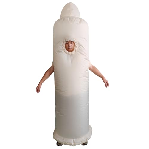 Costume de préservatif gonflable pour adulte idéal pour le cosplay et Halloween