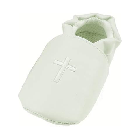 Cute Leather Look Baby Booties for Boys Cover