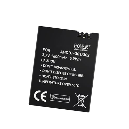Go AHDBT-302 Pro�Ή� �n?�b�e���[ 3.7V 1600mAh 5.92Wh �K�p �J�����݊��n?�b�e���[ 6I6 [���s�A���i] | AHDBT-301 Gopro Hero3 Hero3