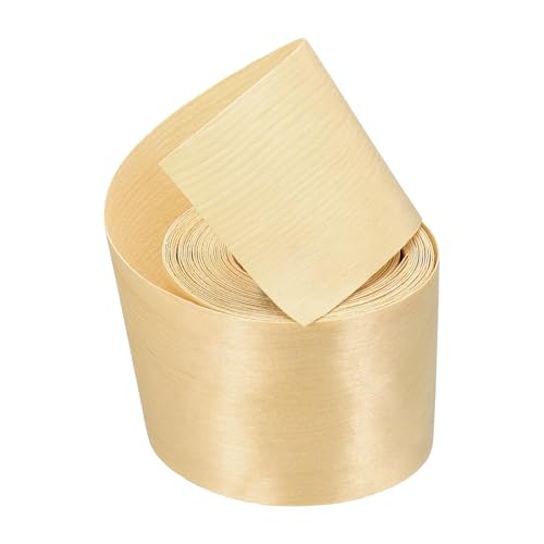 Cinta de madera de pino para cantos de 7,6 cm x 7,6 m flexible