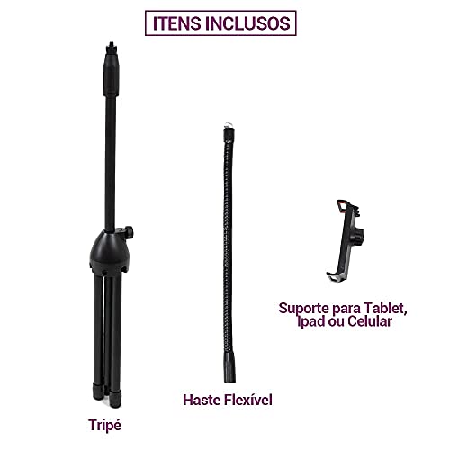 SOU FOTO Tripé Pedestal para Tablet Ipad ou Smartphone SPB-001 Suporte de Chão com Ponta Adaptável P