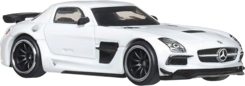 Image of Hot Wheels Mercedes Benz AMG SLS Black Series F7, Premium Fast & Furious 1:64 Scale Die-Cast Car for Collectors Inspired by Fast & Furious Movie Franchise​​