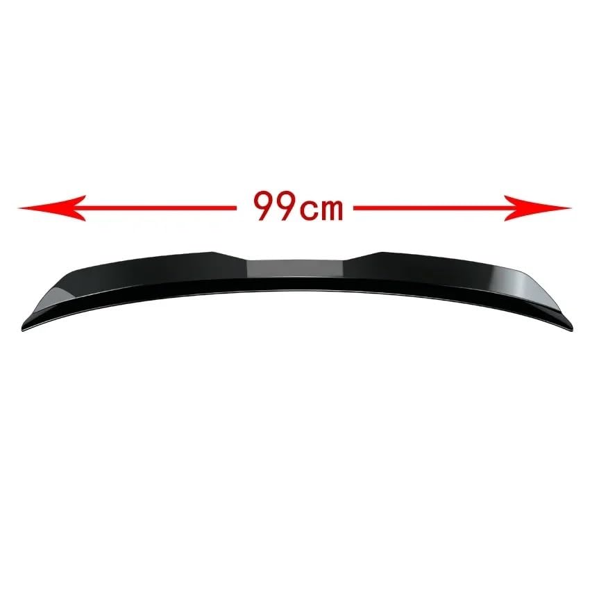 Kompatybilny z VW Audi Mercedes-Benz BMW Hyundai Kia Hatchbacks SUV tylny spojler bagażnika uniwersalne zestawy górnych skrzydeł(Matte Black)