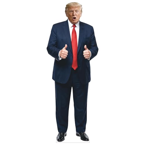 DP BOUTIQUE Donald Trump Life Size Cardboard Cutout 6 ft Tall