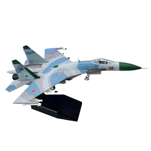 Su27 Sukhoi avión militar escala 1/100 modelo de metal Flanker miniatura CLMJHG