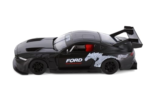 Ford Mustang GT3 modelo 1:24 diecast negro miniatura 4
