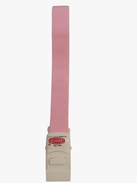 Image of DESCO Surgical Tourniquet Elastic Belt for Blood Collection with Plastic Buckle Pack of 1 (Pink)