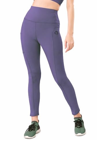 Image of Women High Rise Gym Wear Tights Stretchable Yoga Pants Fitness Leggings Gym Pants Multipurpose Slim Fit Track Pant Workout Active Wear Lower