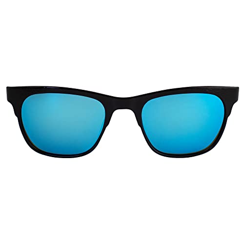 Tahiti Polarized Sunglasses for Women Fashion 2 Pairs Black & Blue Frames w/Blue Mirror Lenses2
