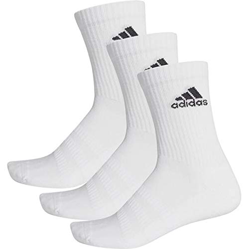 adidas Cush Crew Socks Socken 3er Pack (DE/NL/SE/PL, Numerisch, 43, 45, Regular, Regular, white/black)