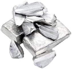 Indium Metal Chunks, 99.95% Pure Indium Metal Chunks, 50 Grams Weight (1.7 oz) | Perfect for Industrial Use and Research Purposes Made in USA by Unique Metals