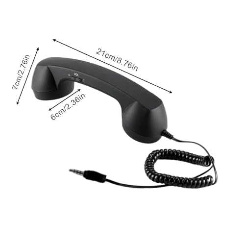 Auricular retro para teléfono móvil inteligente con conexión de audio jack de 3.5 mm portátil 2