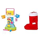 アガツマ(AGATSUMA) アンパンマン バケツでばっしゃ～ん！おふろスプラッシュ (対象年齢:1.5歳以上) + クリスマス ラッピング袋 セット BL