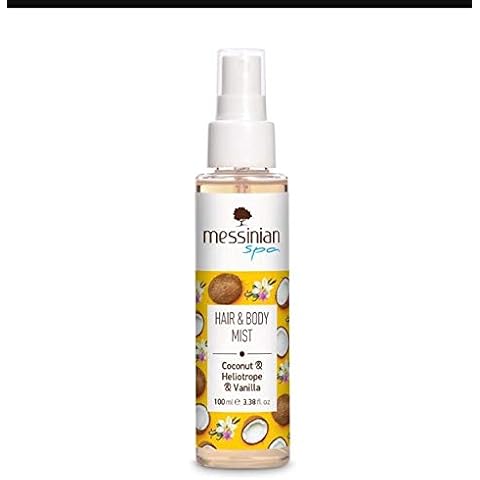 Messinian Spa - Hair & Body Mist - Heliotrope & Vanilla - 100ml - Unisex - Ideal For All Hours Of The Day Cover