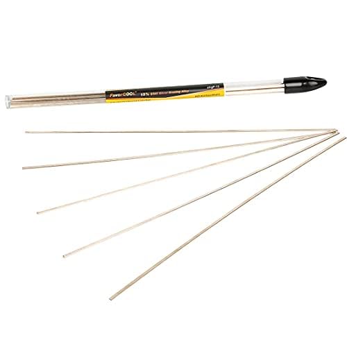 20 Sticks Bluefire Bcup-5 Half 1/2 Lb 15% Silver Phos Copper Brazing Alloys Welding Rods Industry 0.050" X 1/8" X 14" Equivalent To Harris Stay Silv 15 Professional Gas Soldering Torch Accessory #TOP30