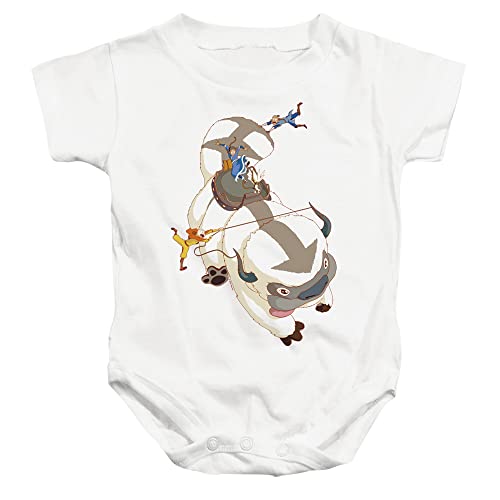 Image of Avatar The Last Airbender Hang On Appa Infant Baby Boys Onesie Snapsuit