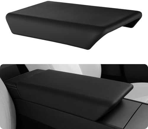 TSLDRV Center Console Armrest Cover For Tesla Cybertruck 2024-2025 - TPE Non-Slip Protector - View #5