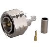 4.3-10 Mini Din Connector Crimp Male 4.3/10 for RG58 Cable 4.3/10 Male for RG58