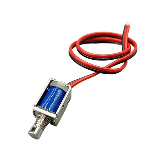 Micro-électroaimant CC cadre ouvert 3V à 12V course 4mm blanc - 2